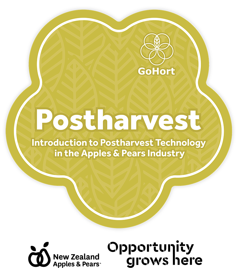 Postharvest digital badge